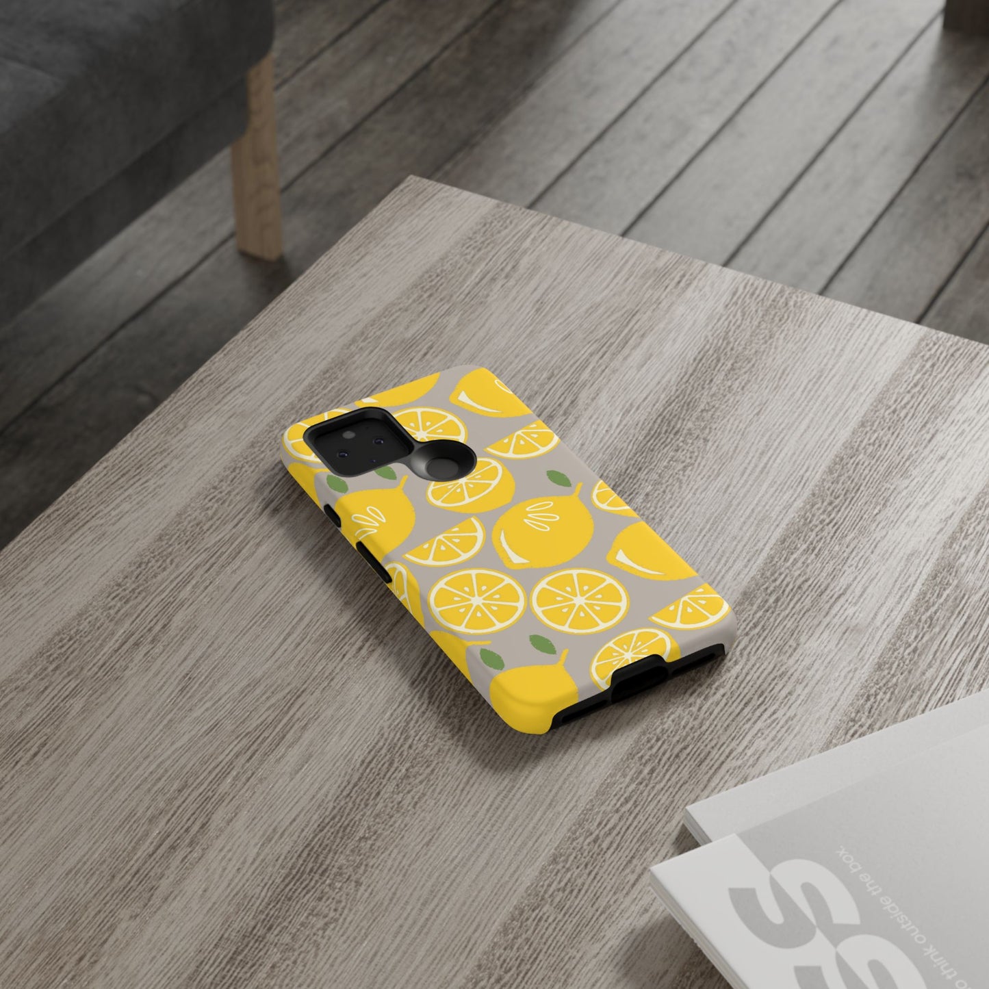 Yellow Modern Lemon Phone Case