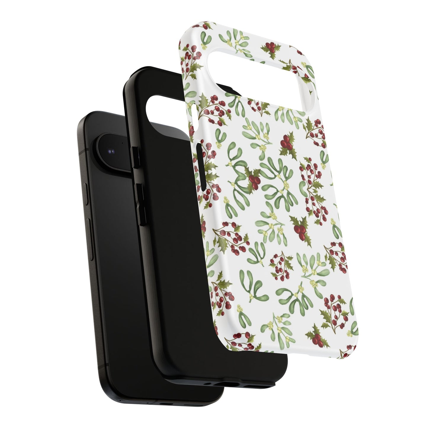 Red Green Watercolor Chriatmas Phone Case