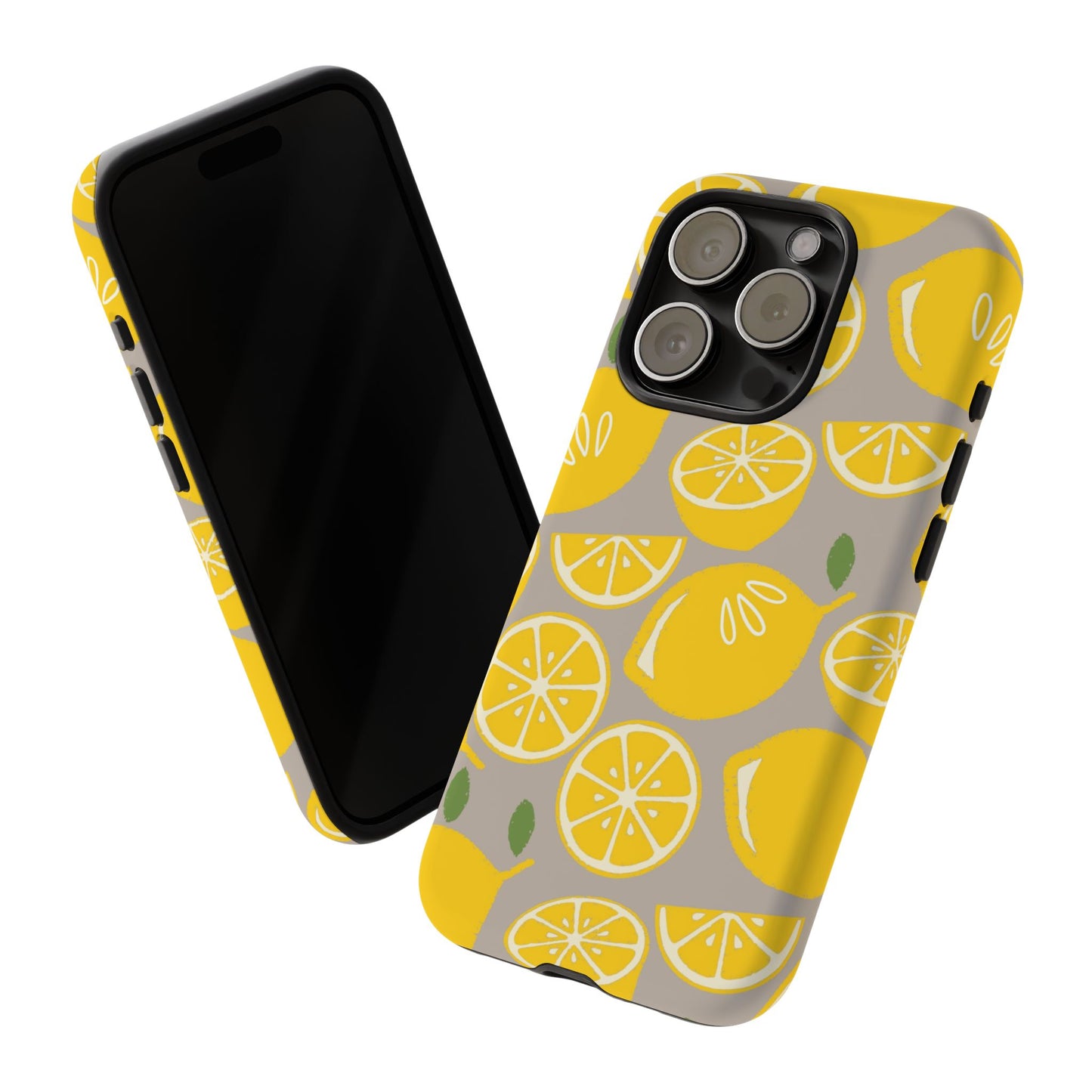 Yellow Modern Lemon Phone Case