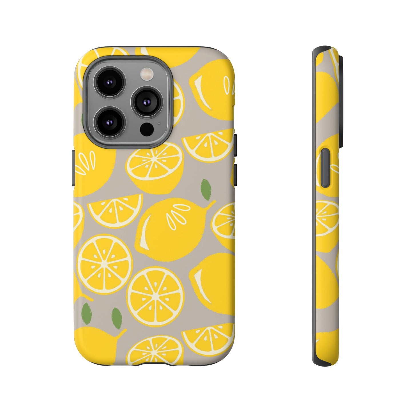 Yellow Modern Lemon Phone Case