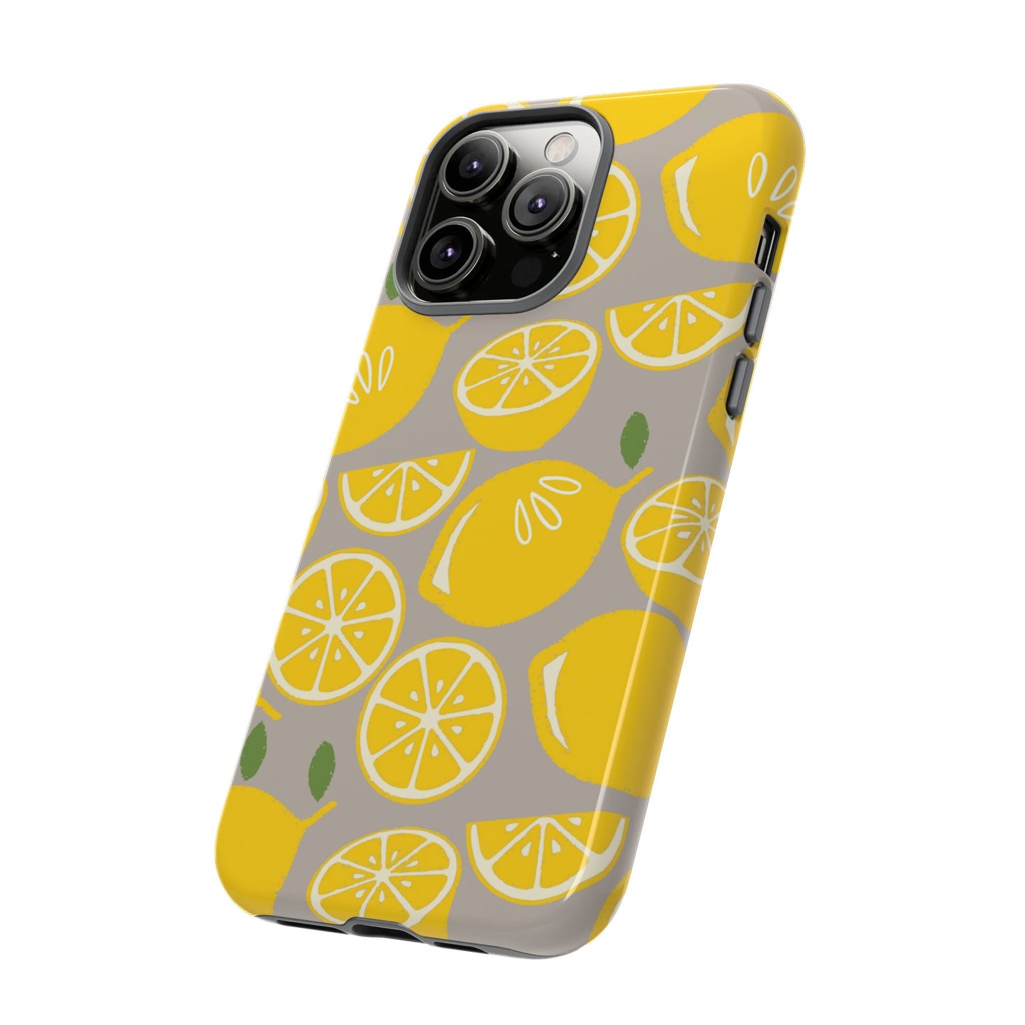 Yellow Modern Lemon Phone Case