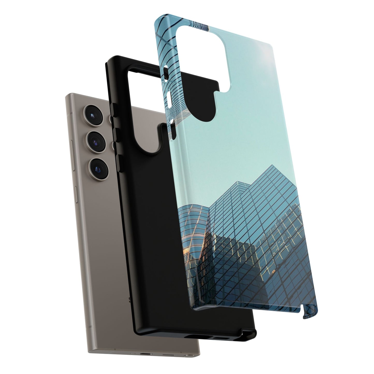 Blue Light Simple Corporate Phone Case
