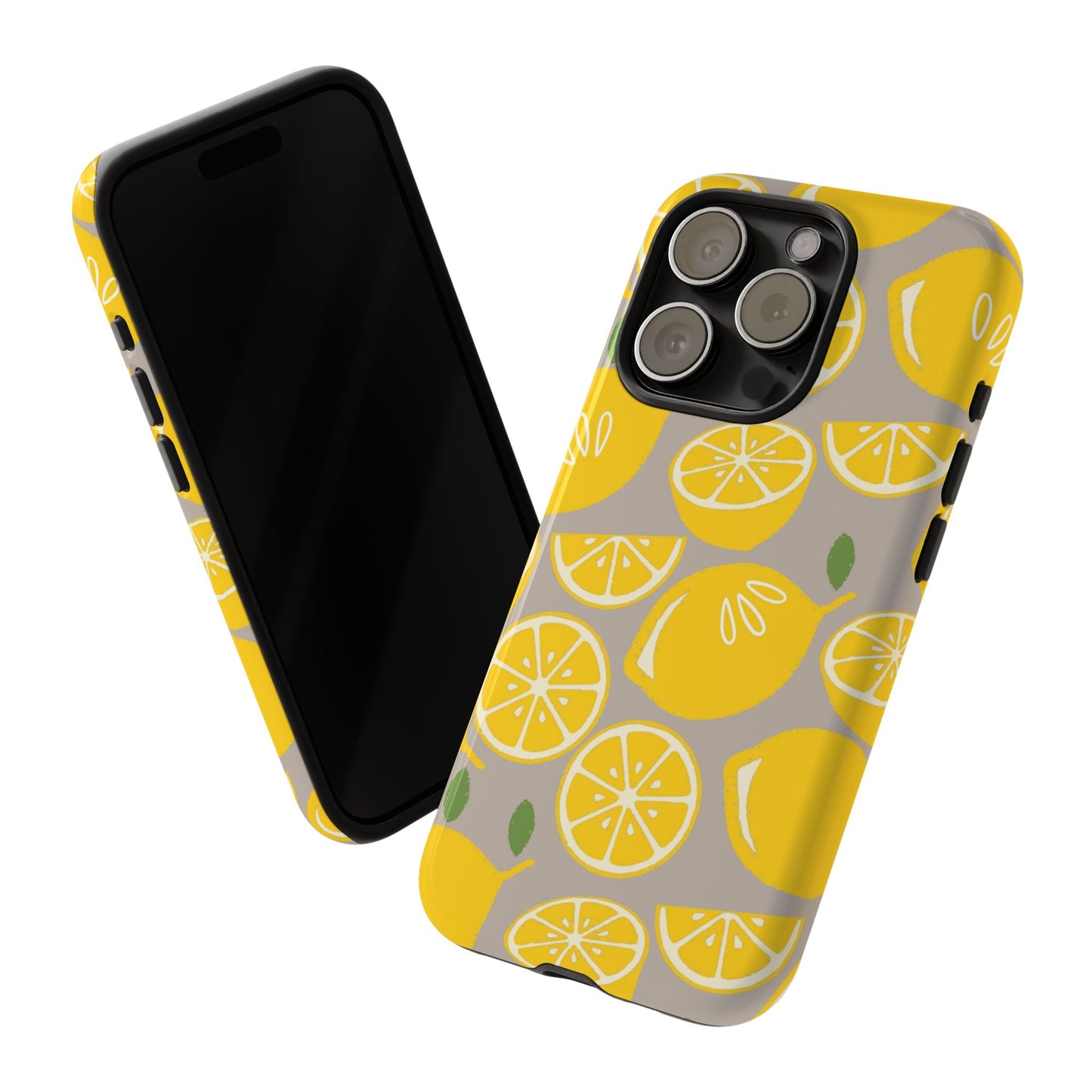 Yellow Modern Lemon Phone Case