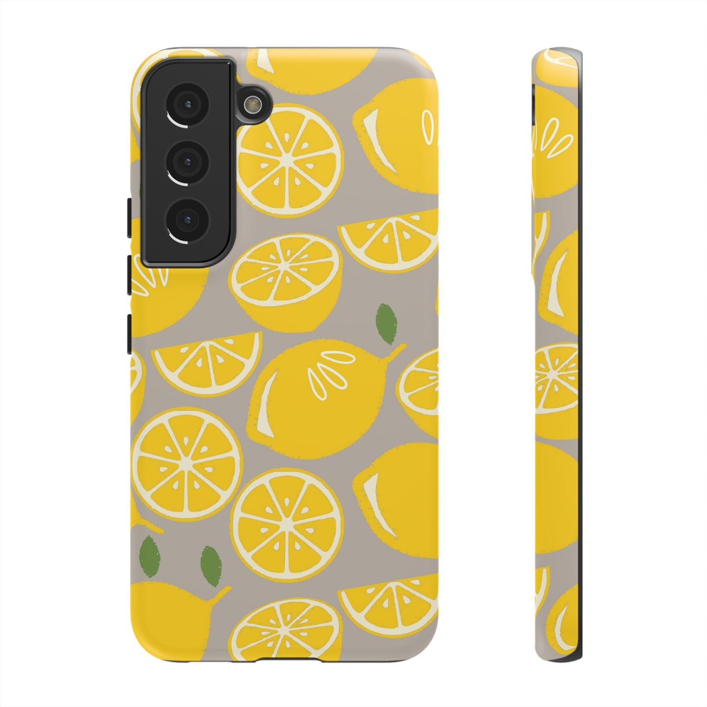 Yellow Modern Lemon Phone Case