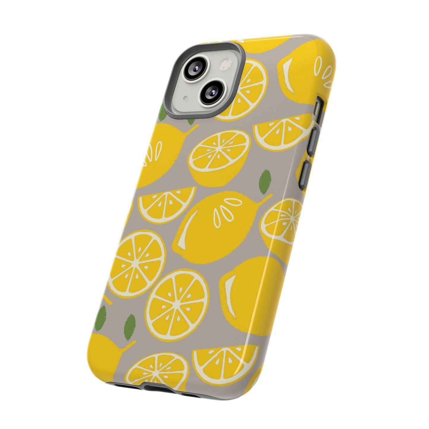 Yellow Modern Lemon Phone Case