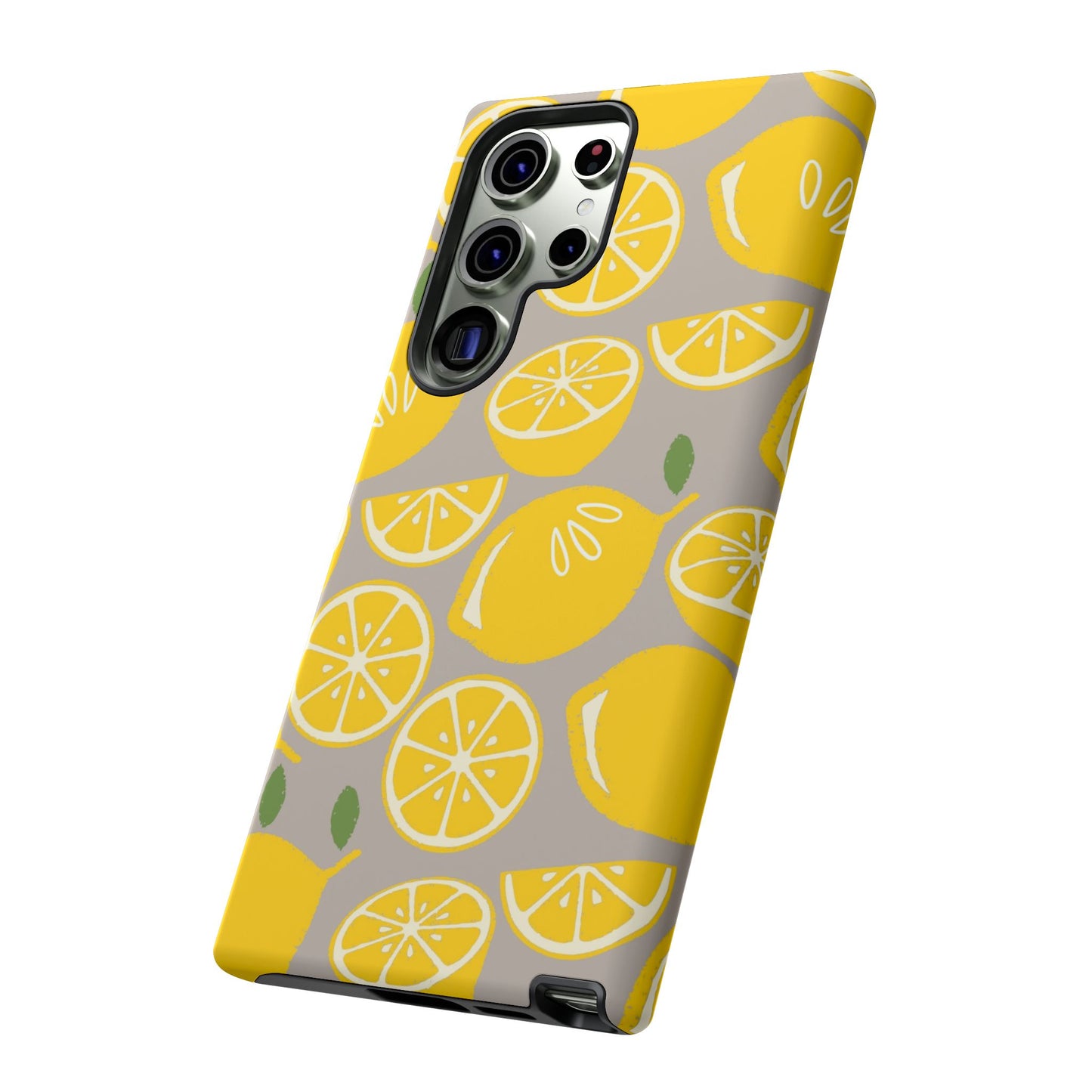 Yellow Modern Lemon Phone Case