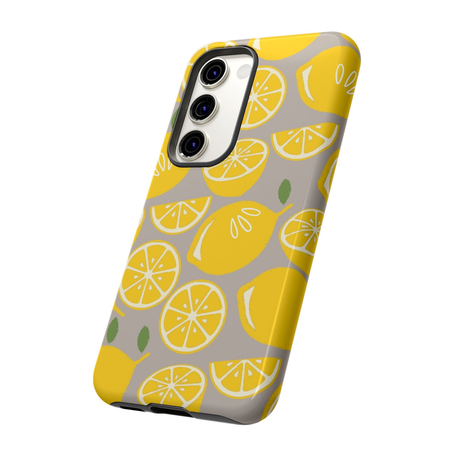 Yellow Modern Lemon Phone Case