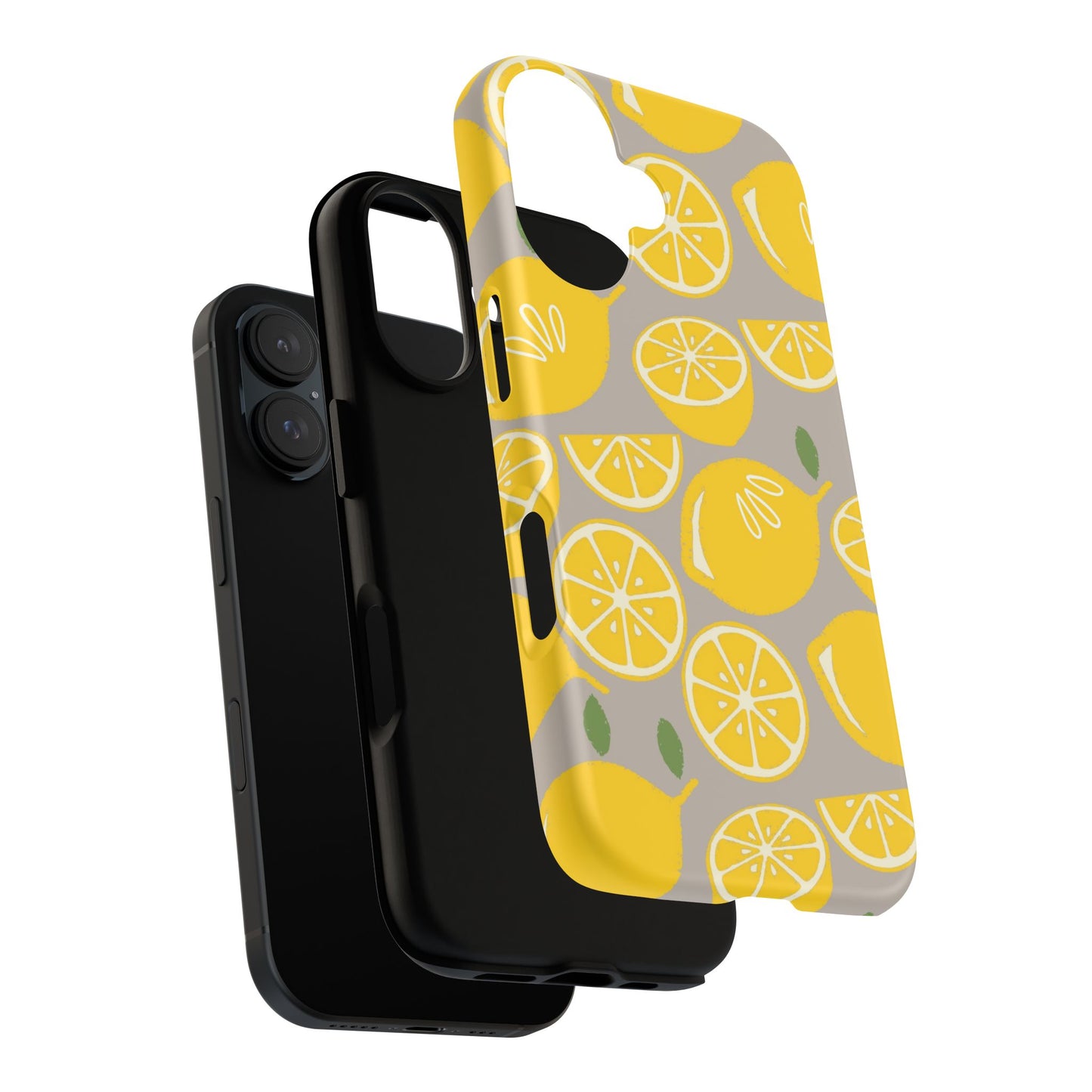 Yellow Modern Lemon Phone Case