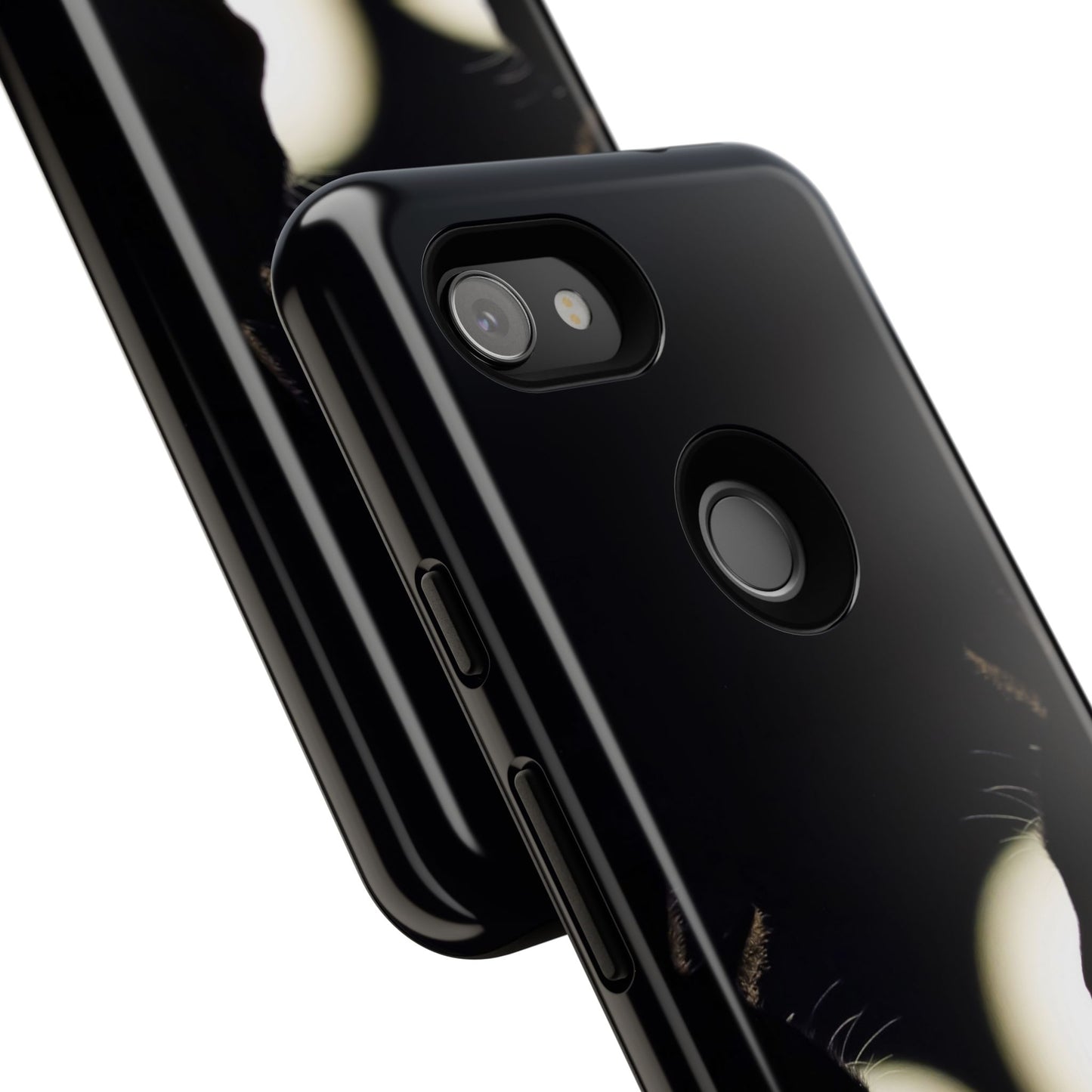 Black Aesthetic Cat Friendship Phone Case