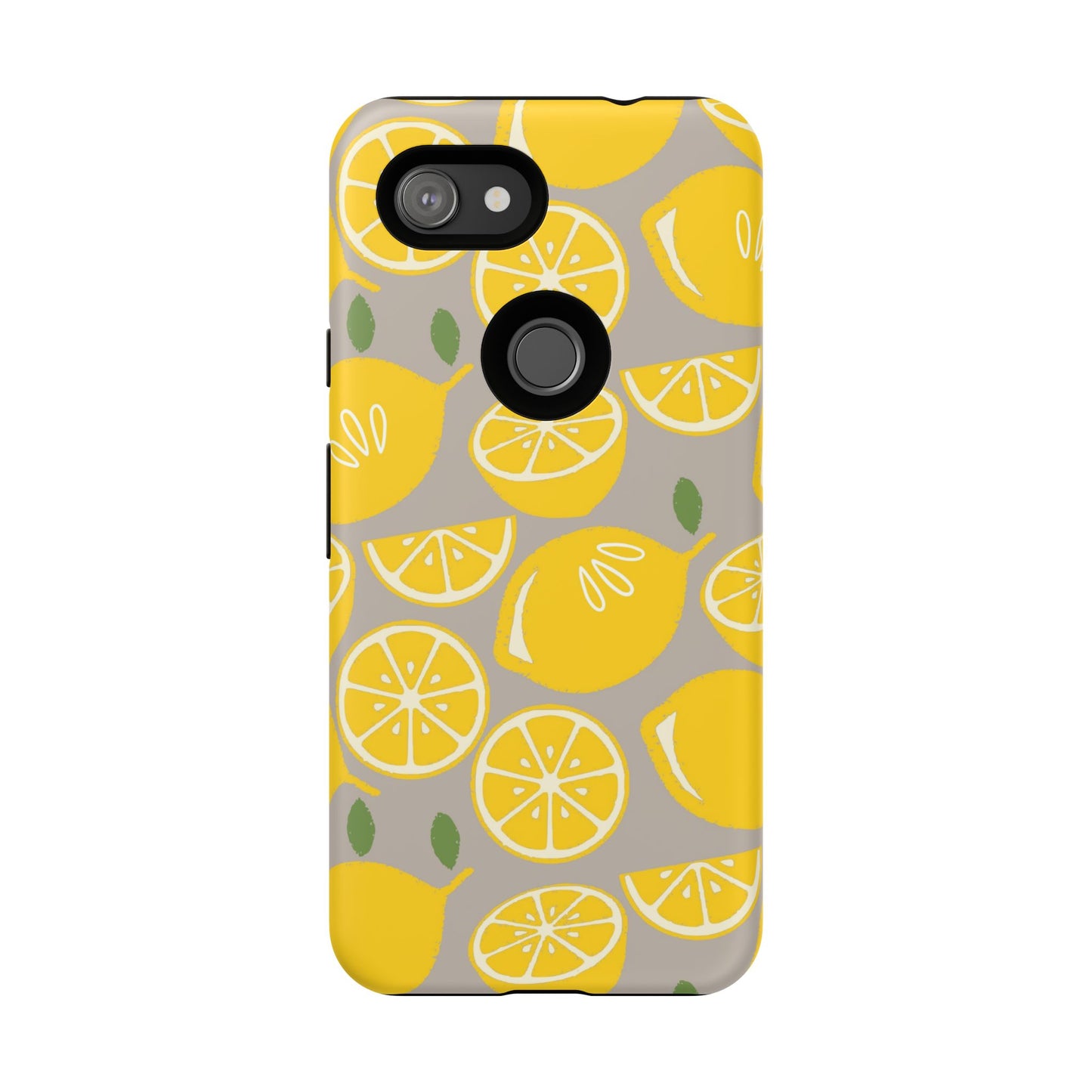 Yellow Modern Lemon Phone Case