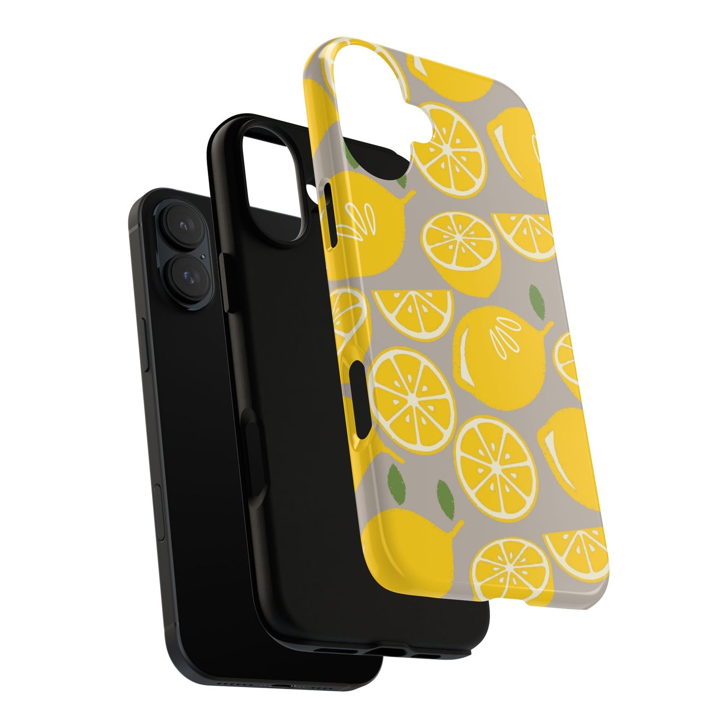 Yellow Modern Lemon Phone Case