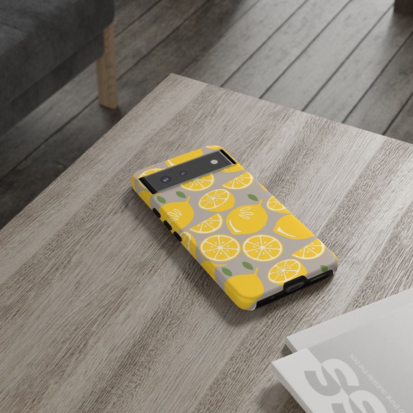 Yellow Modern Lemon Phone Case
