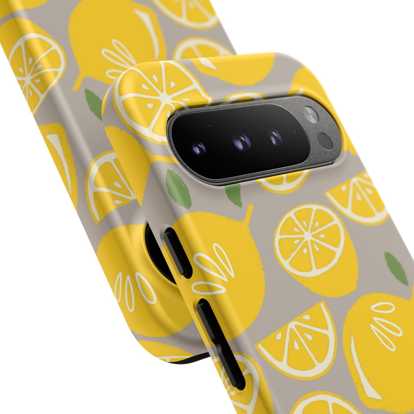 Yellow Modern Lemon Phone Case