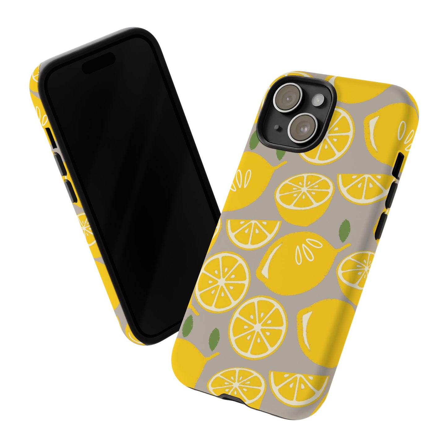 Yellow Modern Lemon Phone Case