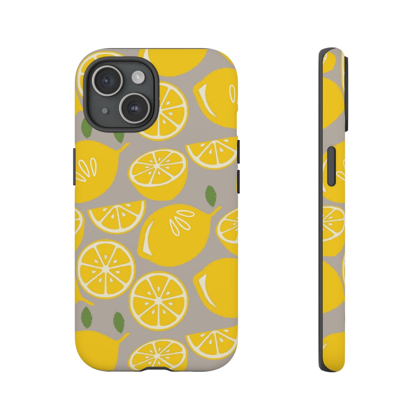 Yellow Modern Lemon Phone Case