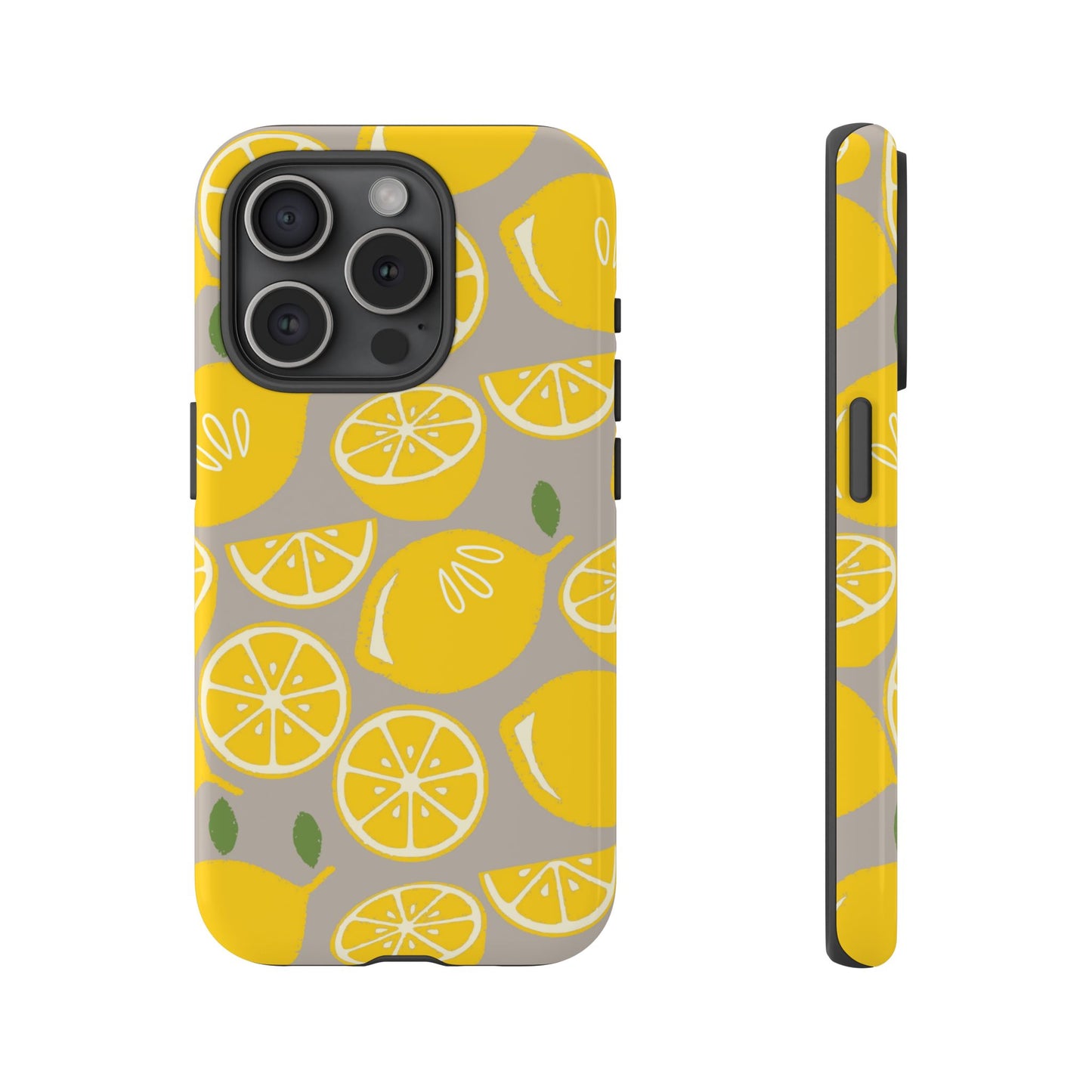 Yellow Modern Lemon Phone Case