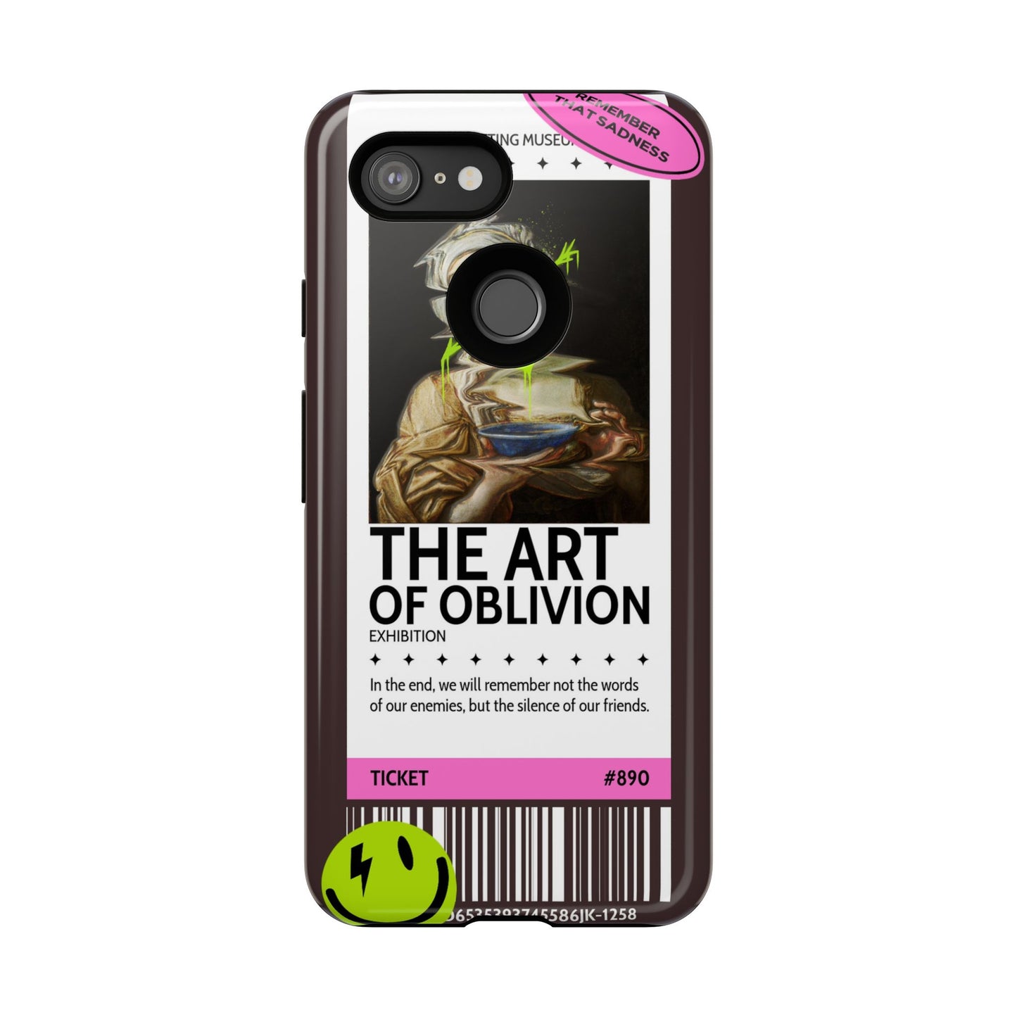 Painting with Graffiti Heart Phone Case