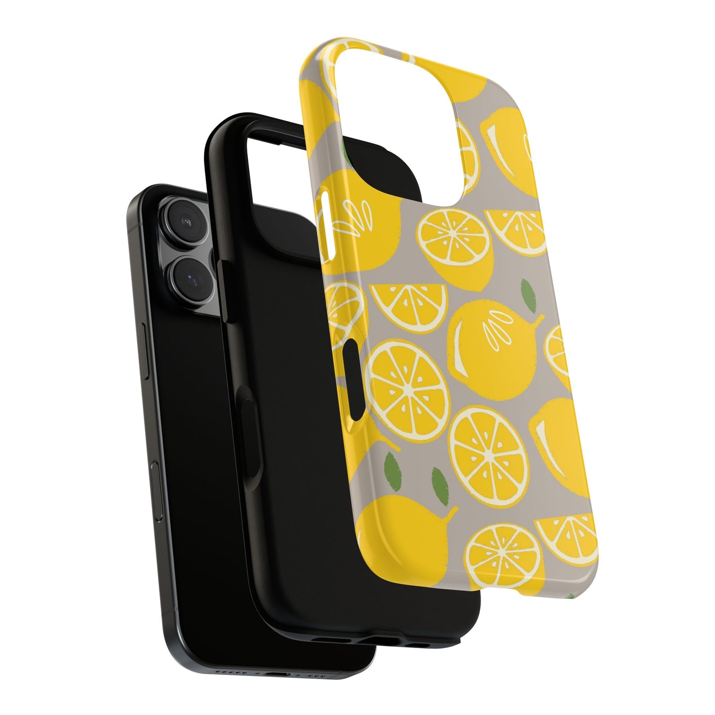 Yellow Modern Lemon Phone Case