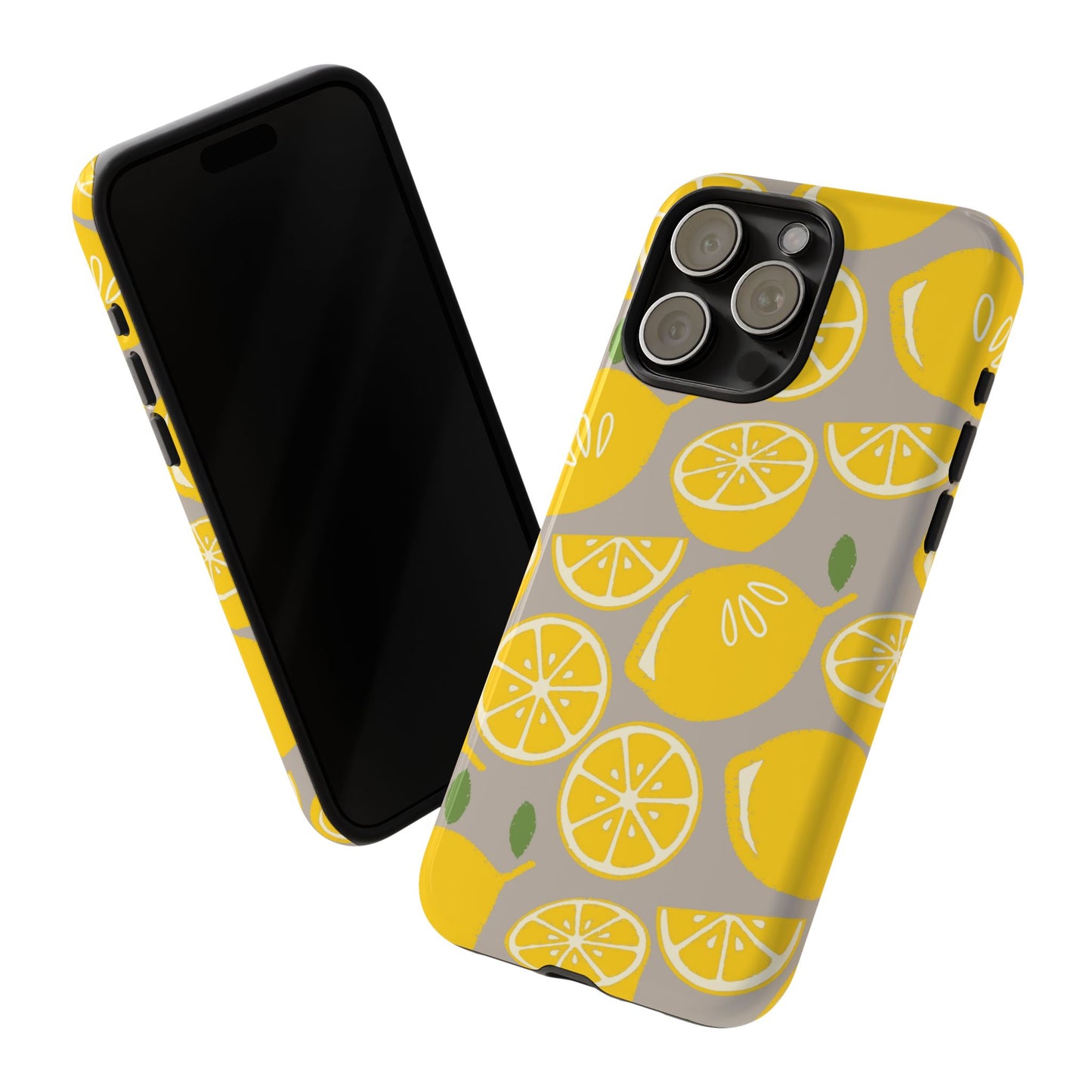 Yellow Modern Lemon Phone Case