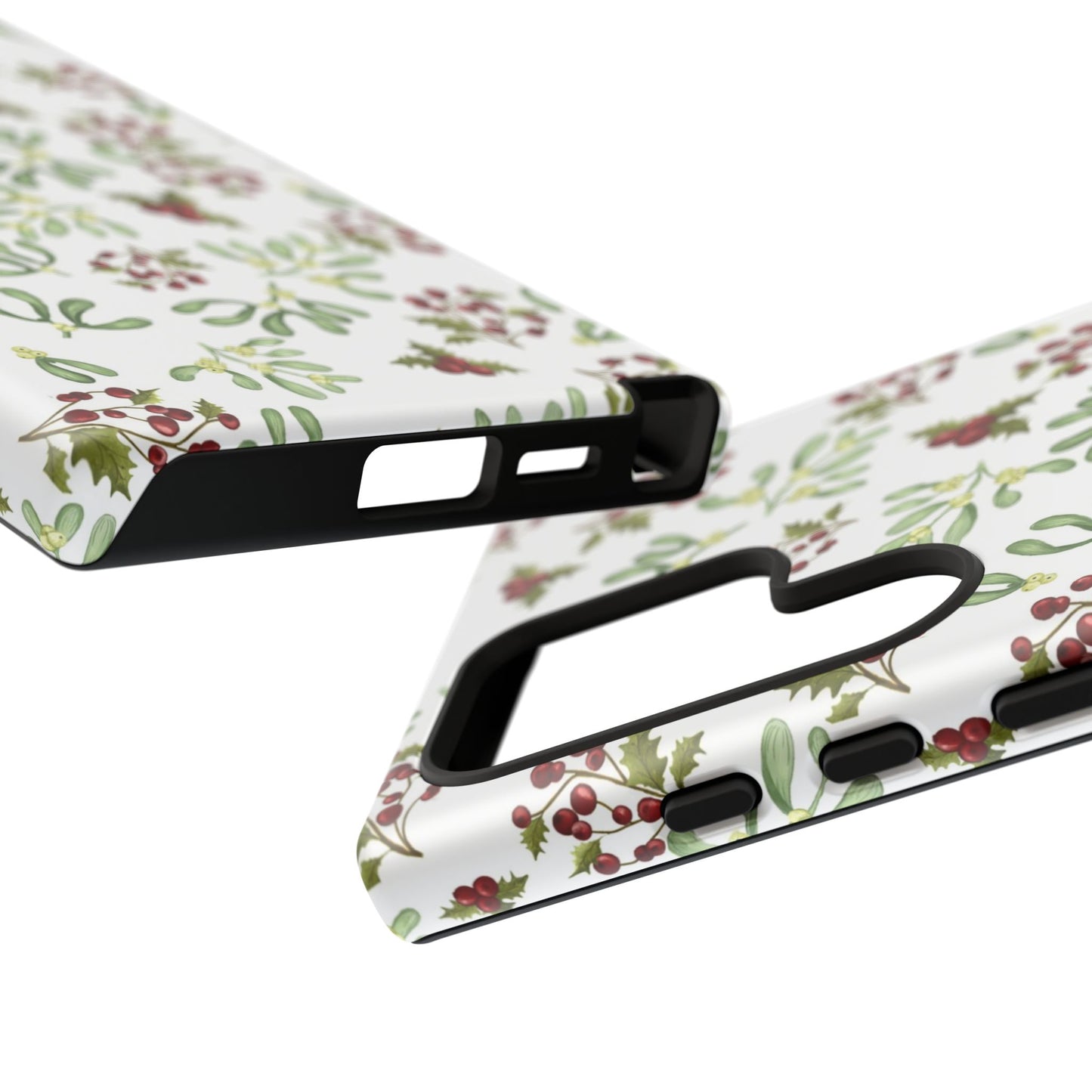 Red Green Watercolor Chriatmas Phone Case