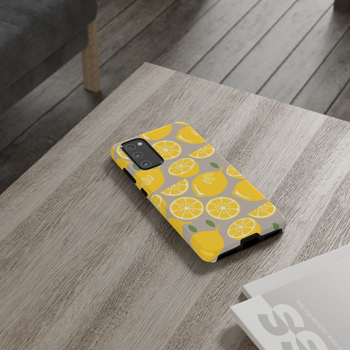 Yellow Modern Lemon Phone Case