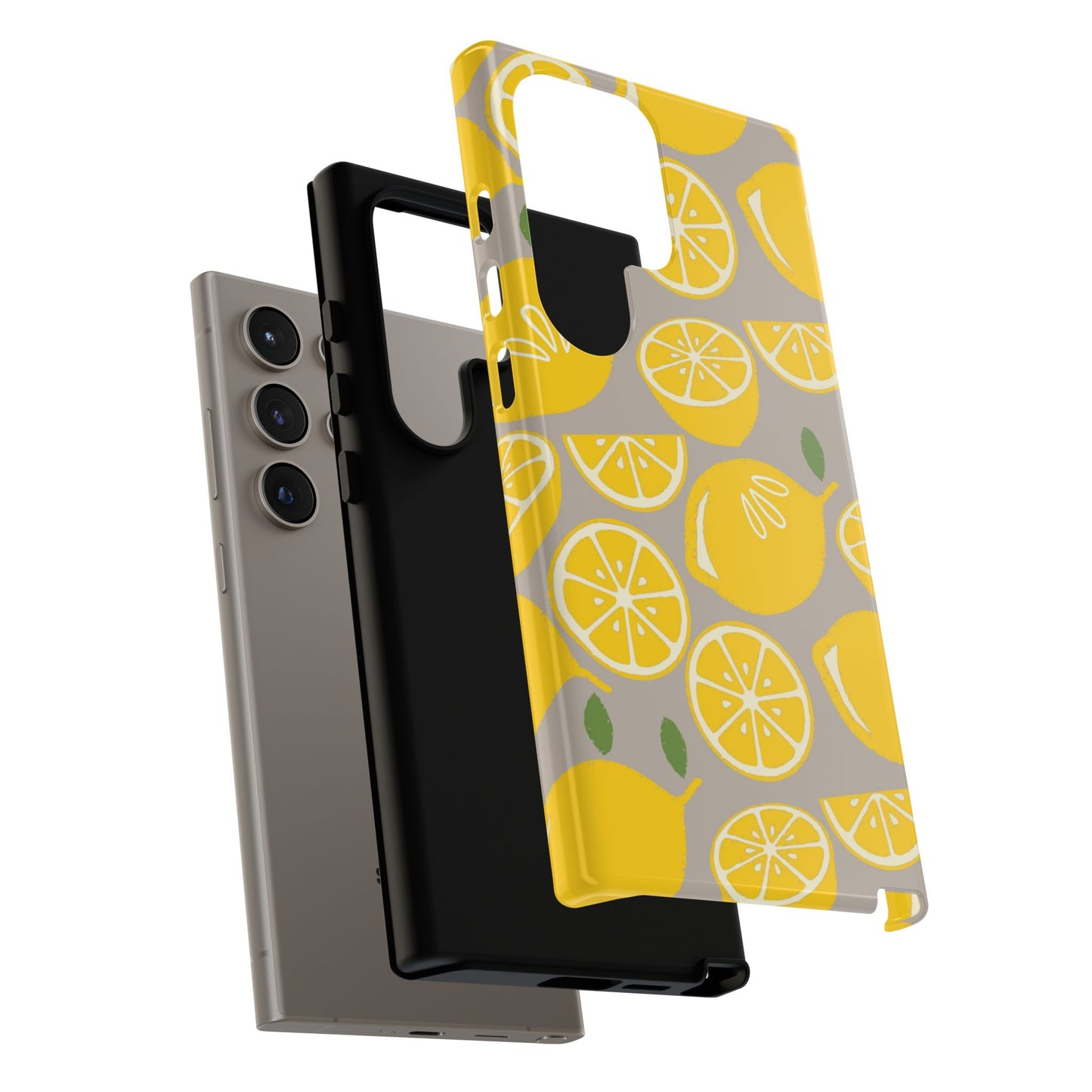 Yellow Modern Lemon Phone Case