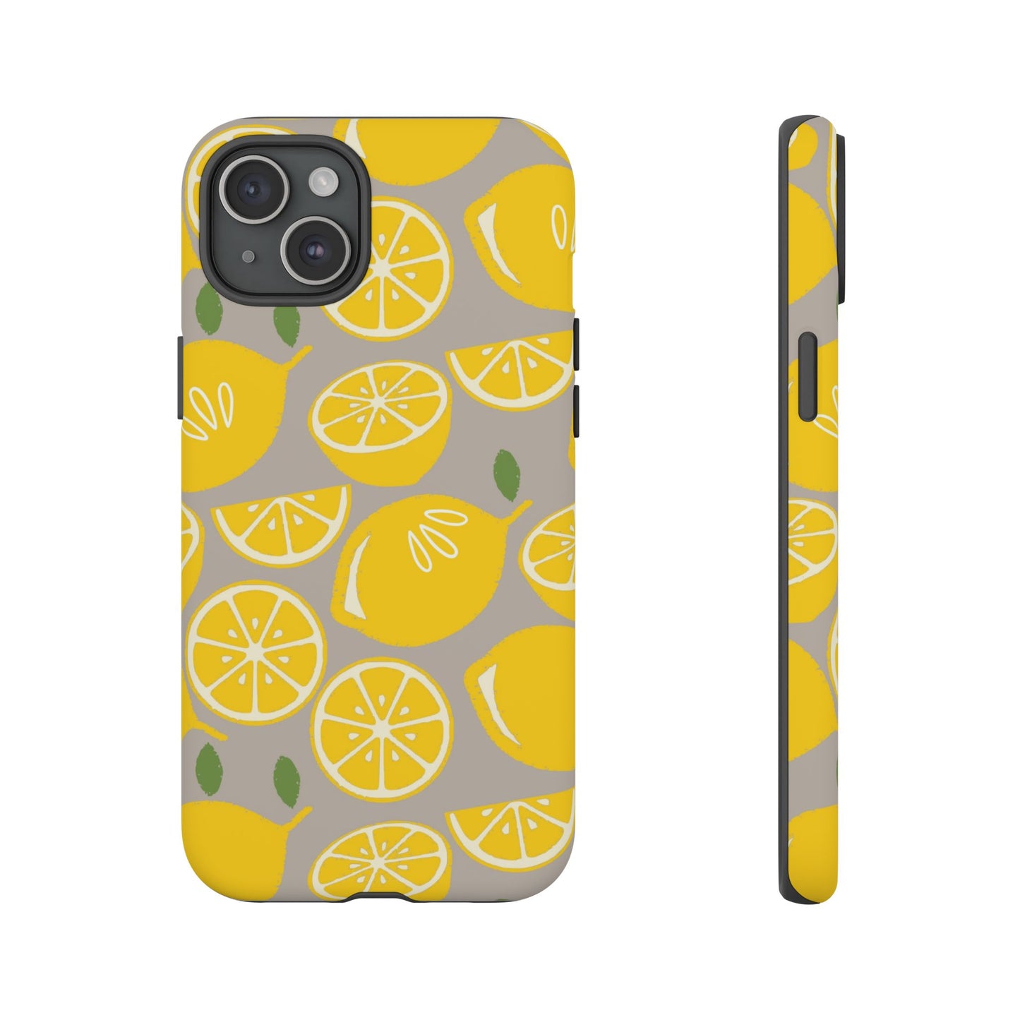 Yellow Modern Lemon Phone Case