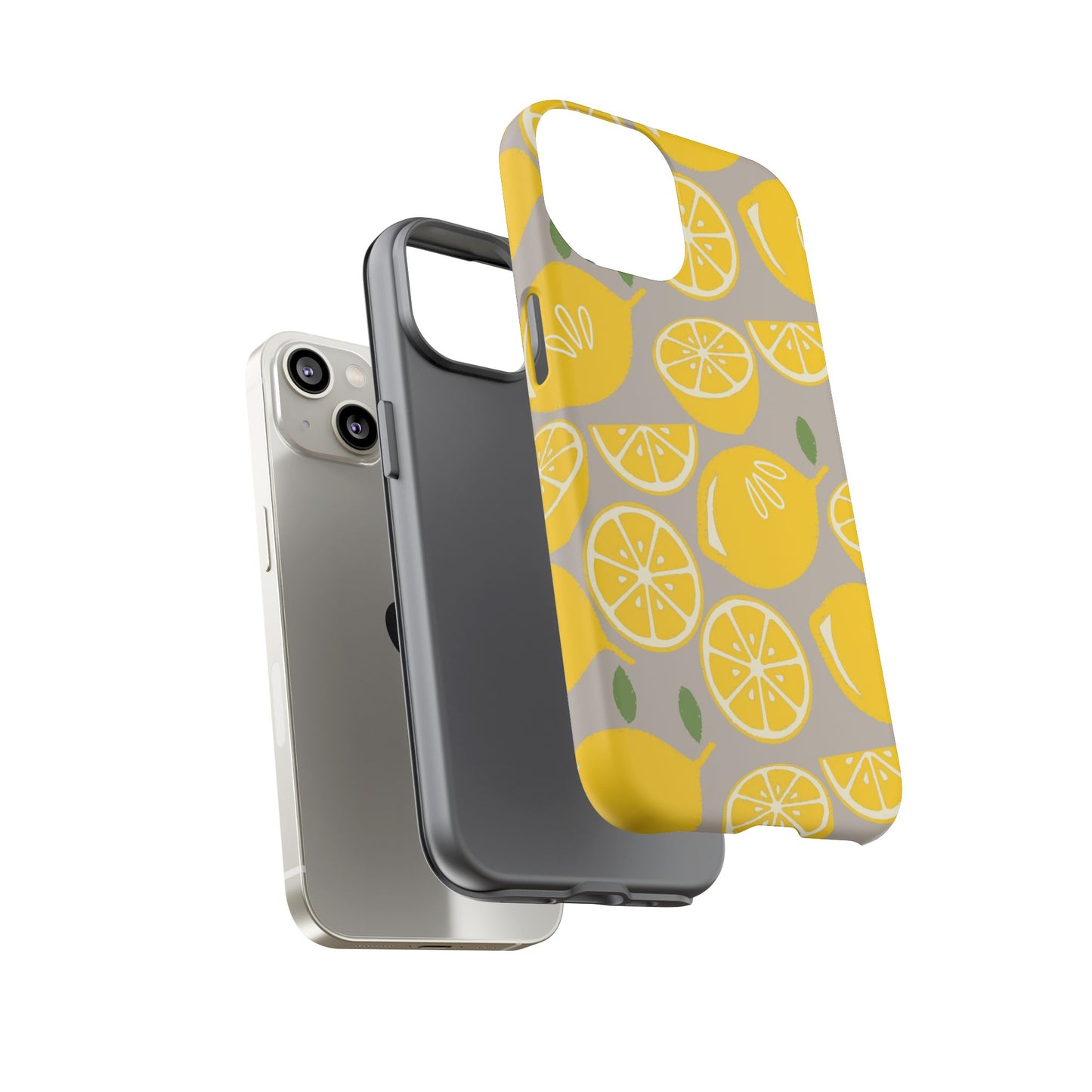 Yellow Modern Lemon Phone Case