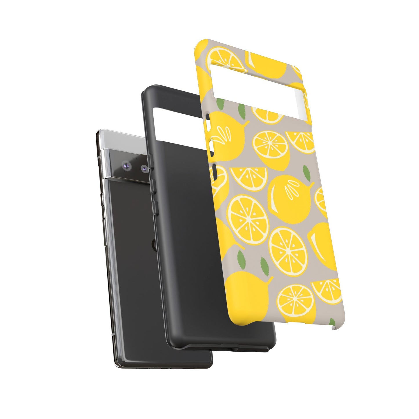 Yellow Modern Lemon Phone Case