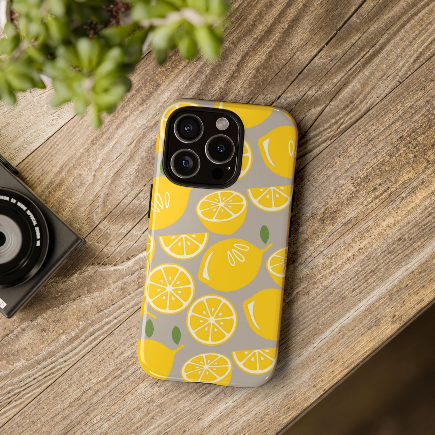 Yellow Modern Lemon Phone Case