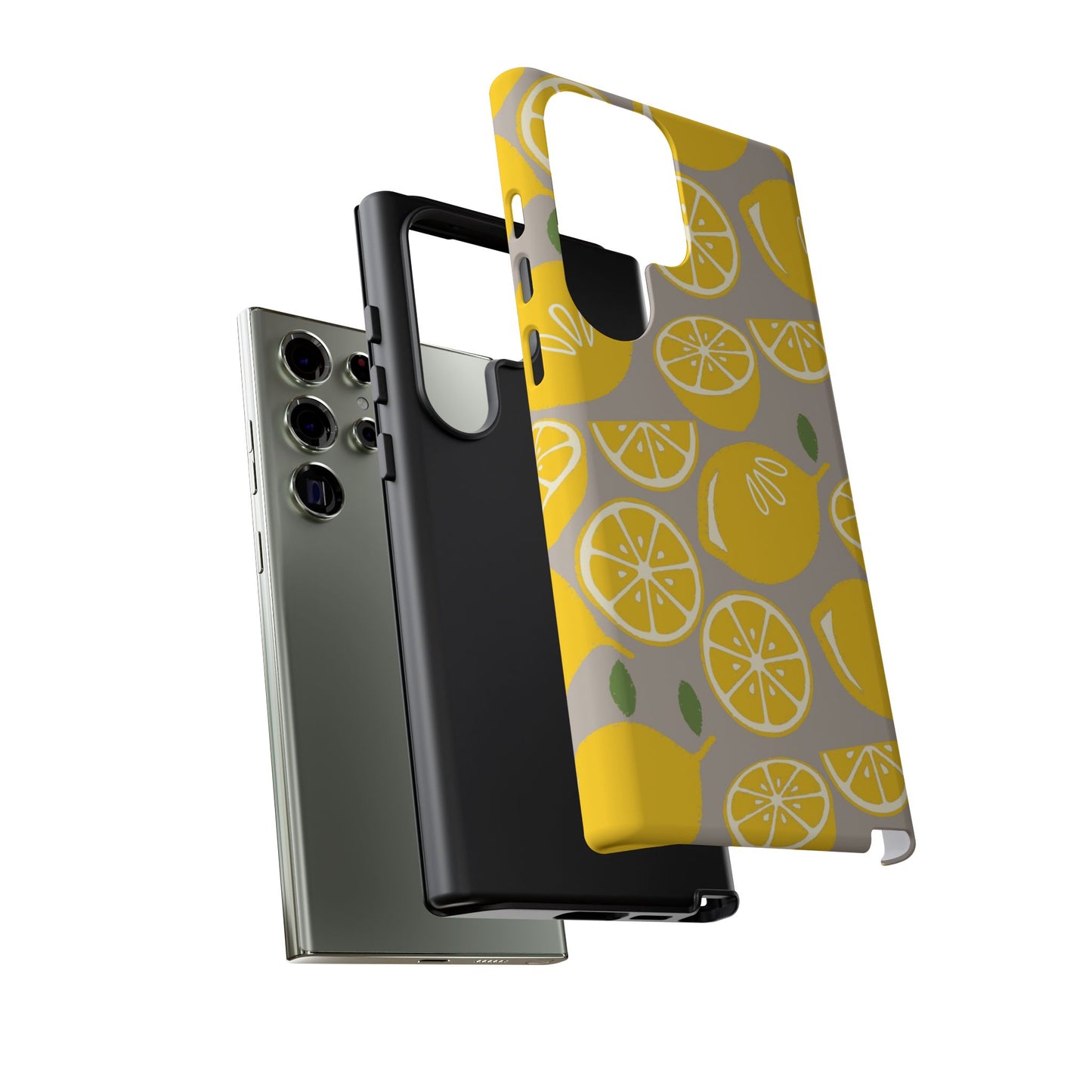 Yellow Modern Lemon Phone Case