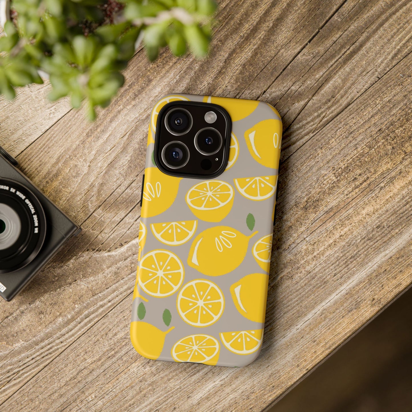 Yellow Modern Lemon Phone Case