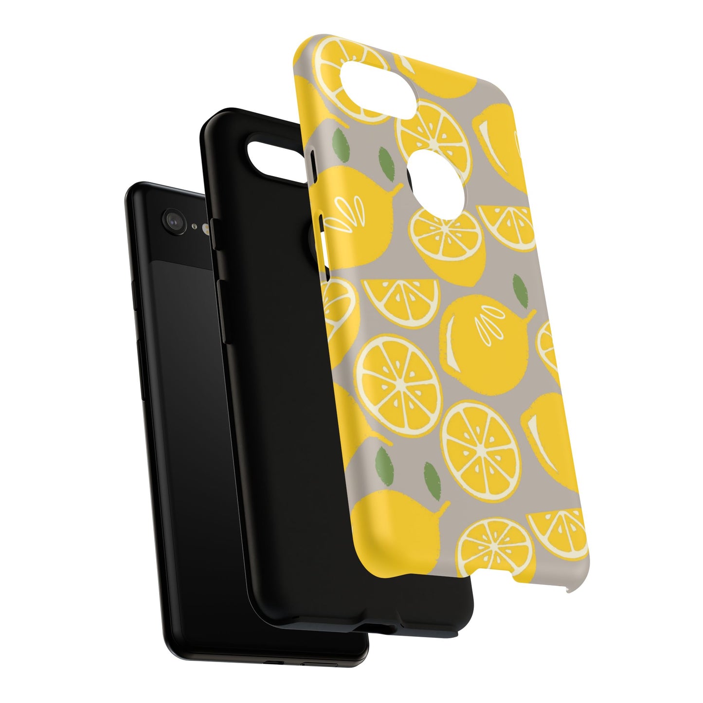 Yellow Modern Lemon Phone Case