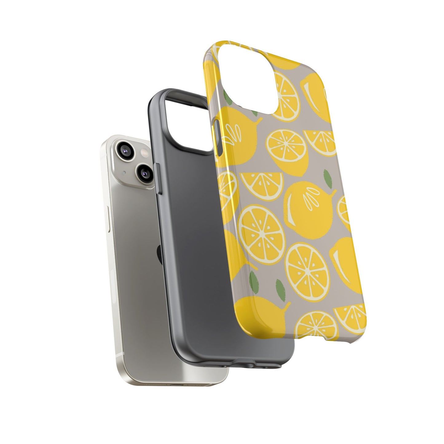 Yellow Modern Lemon Phone Case