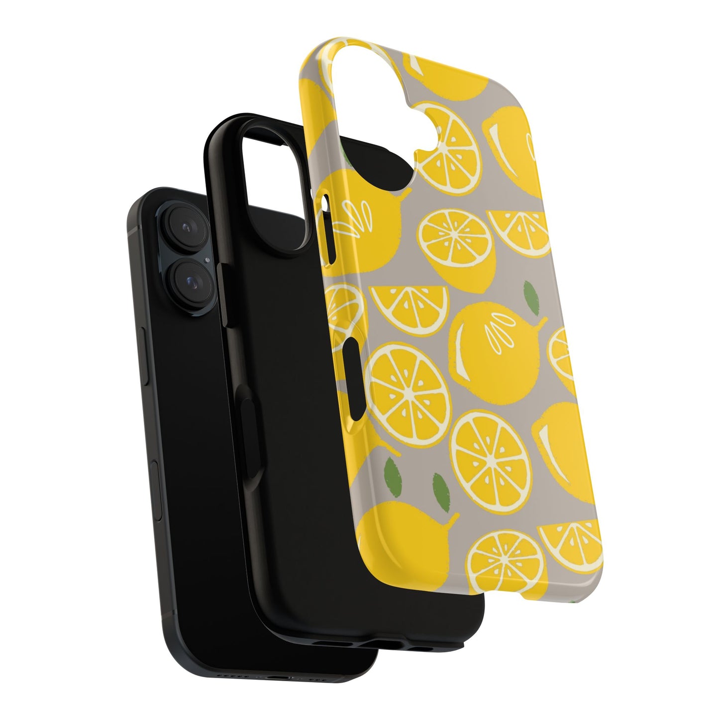 Yellow Modern Lemon Phone Case