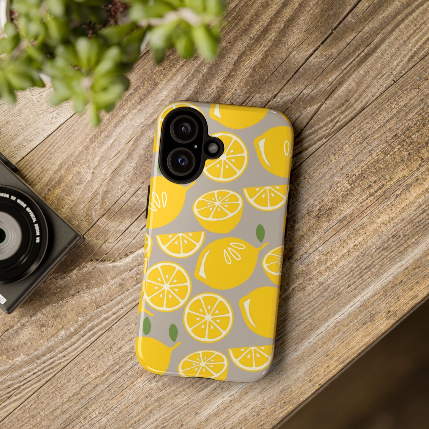 Yellow Modern Lemon Phone Case