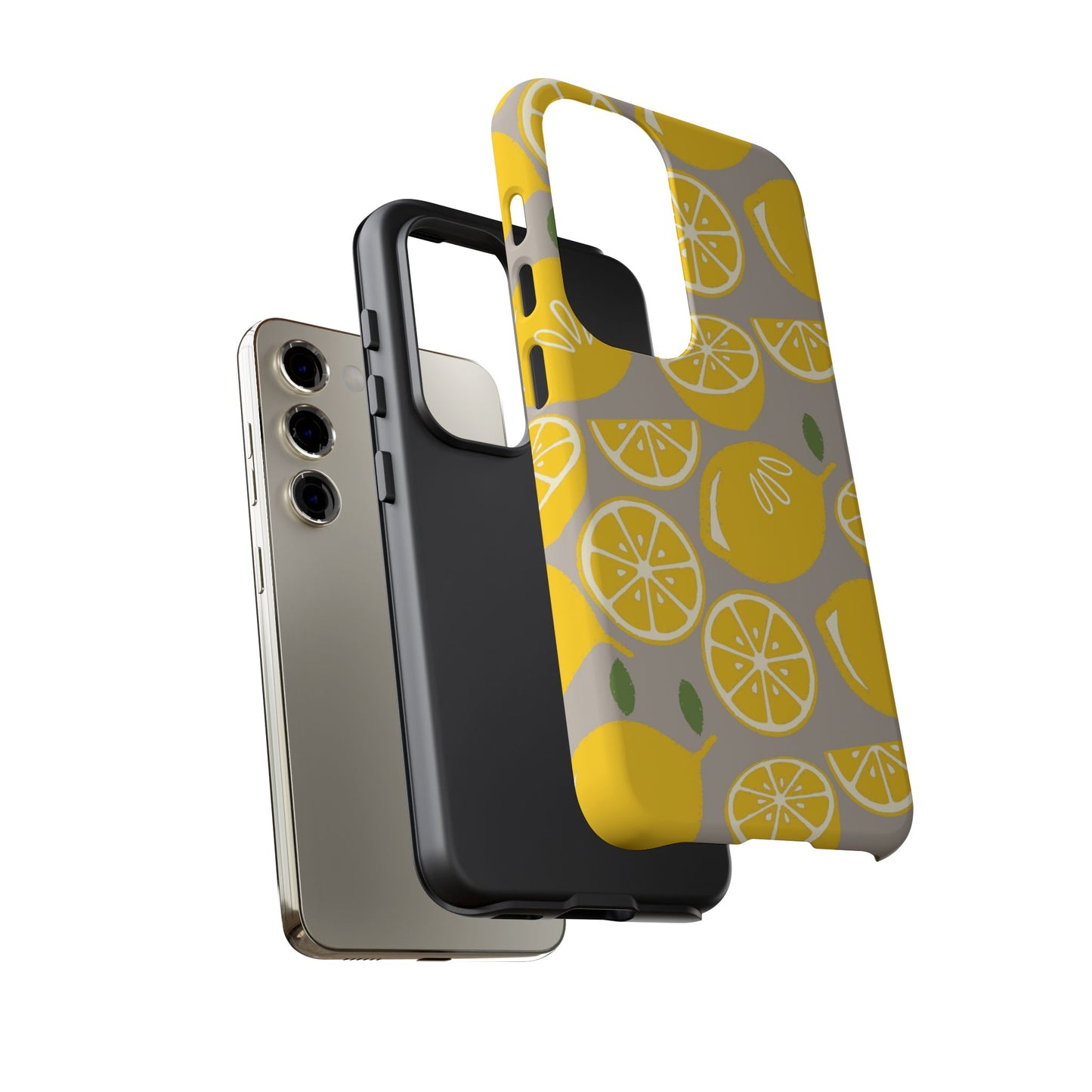 Yellow Modern Lemon Phone Case