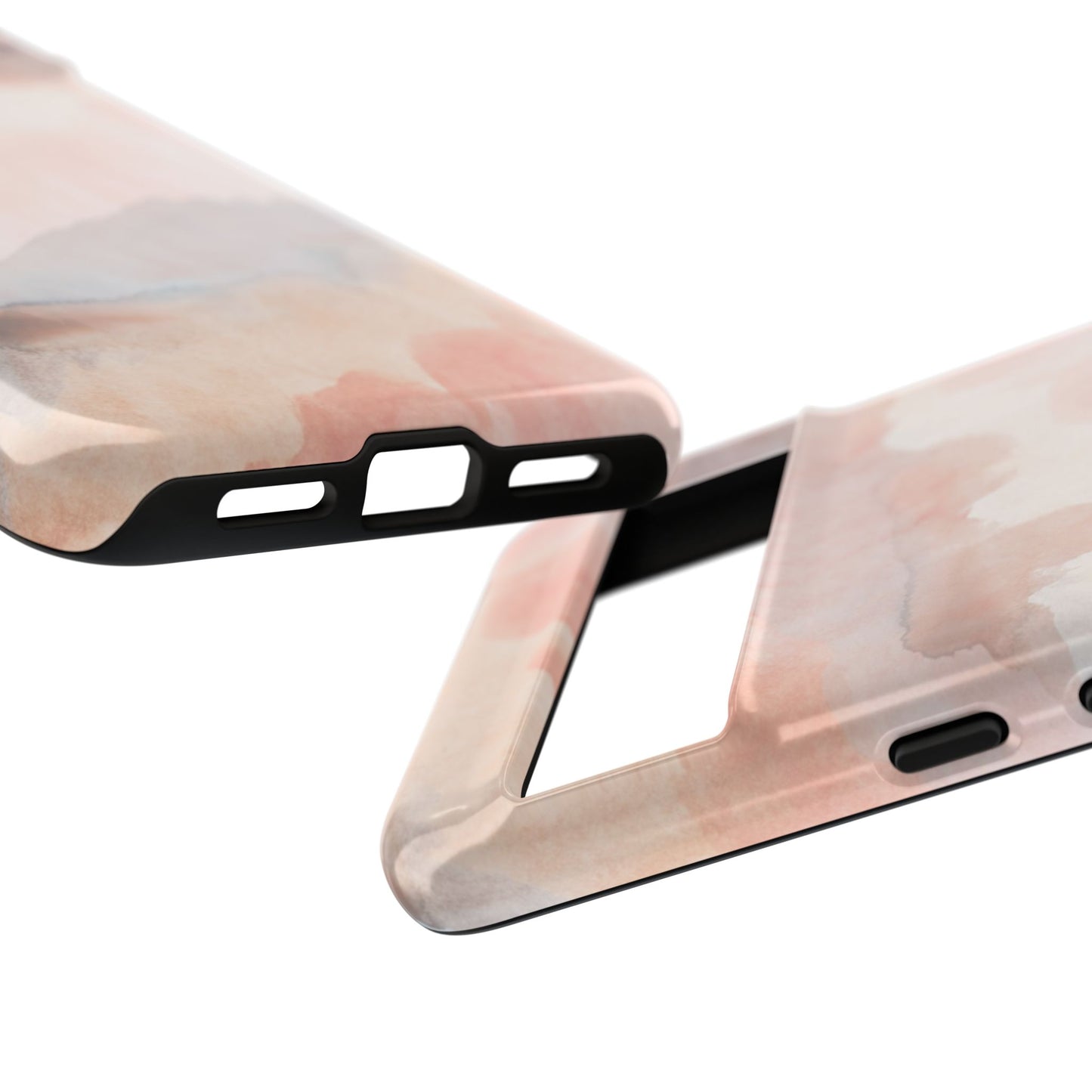 Pastel Peach Watercolour Mobile Phone Case