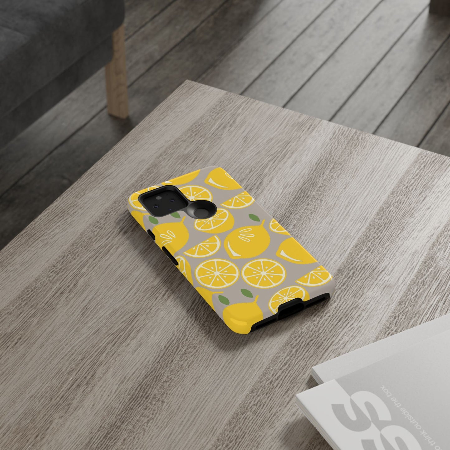 Yellow Modern Lemon Phone Case