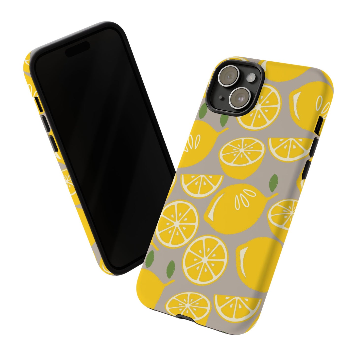 Yellow Modern Lemon Phone Case