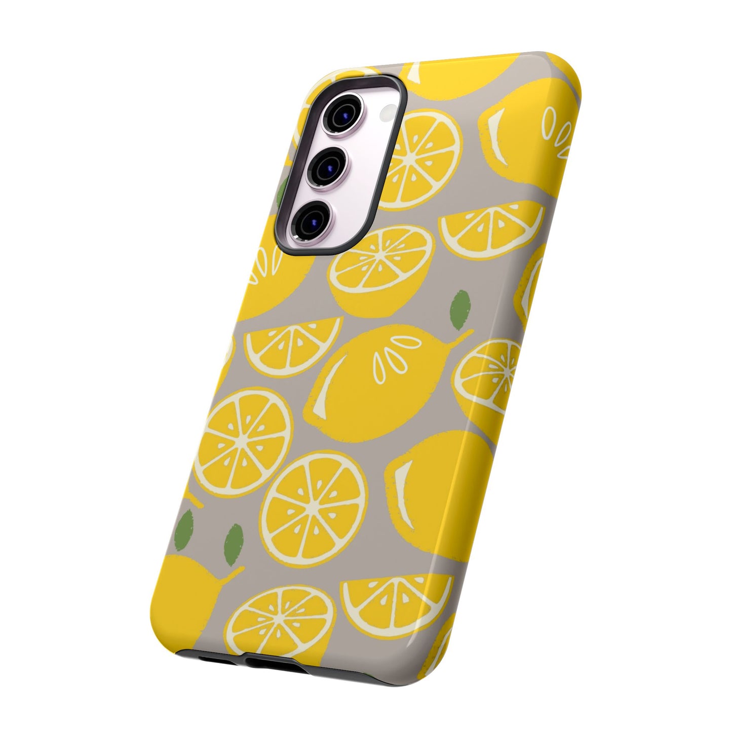 Yellow Modern Lemon Phone Case