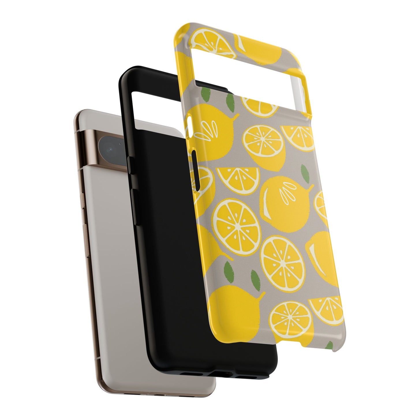 Yellow Modern Lemon Phone Case