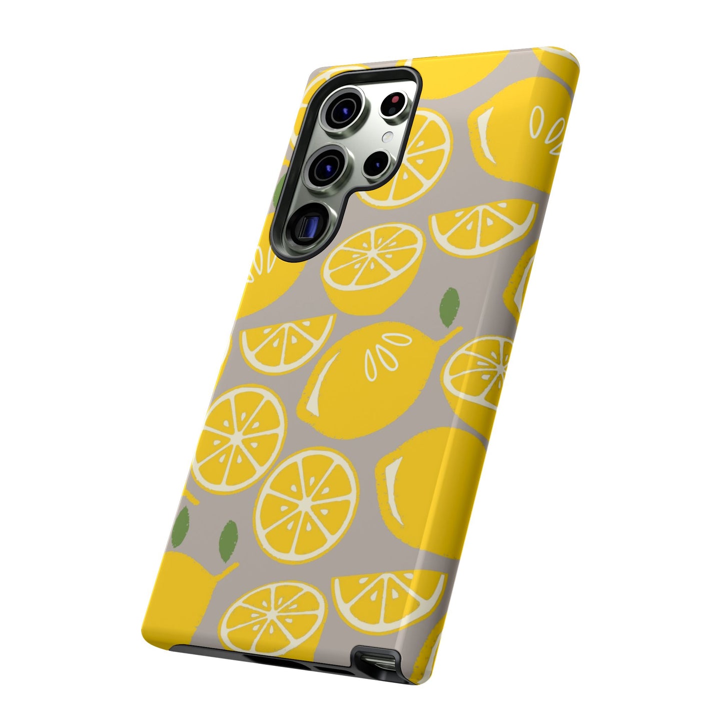 Yellow Modern Lemon Phone Case