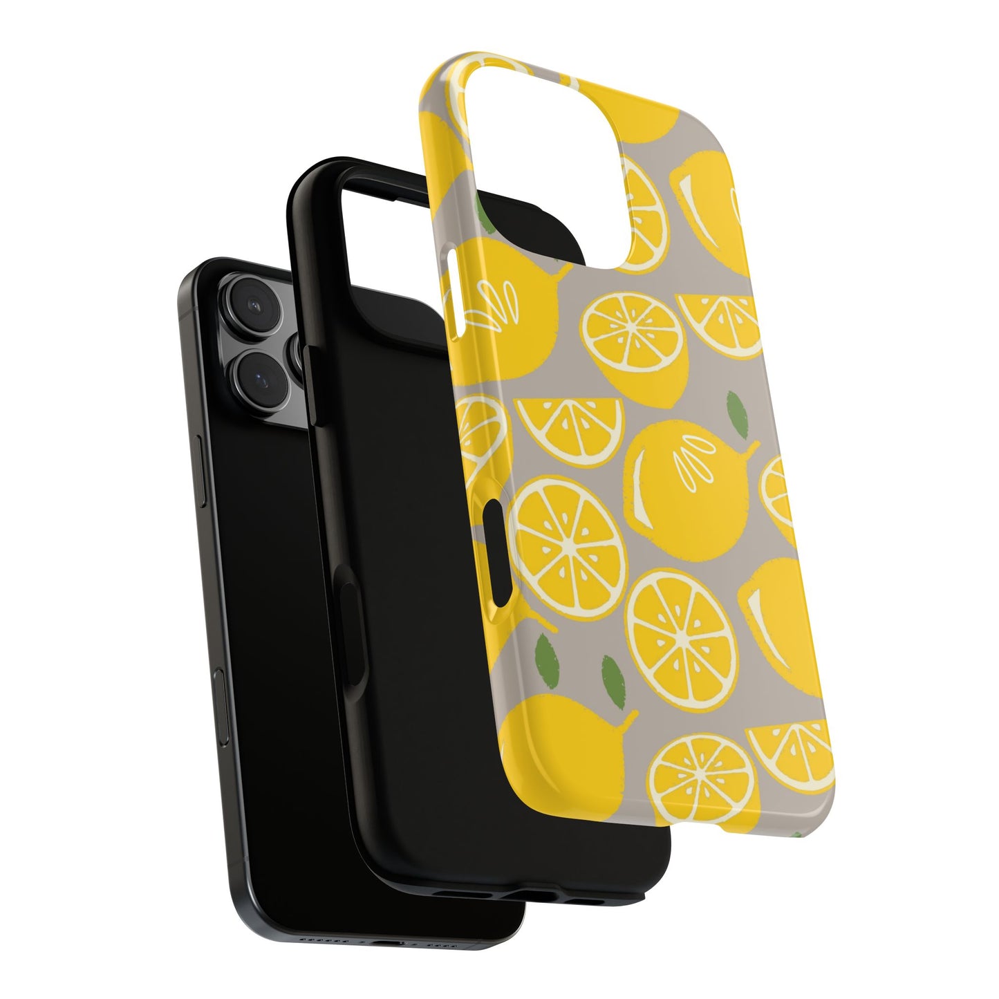 Yellow Modern Lemon Phone Case