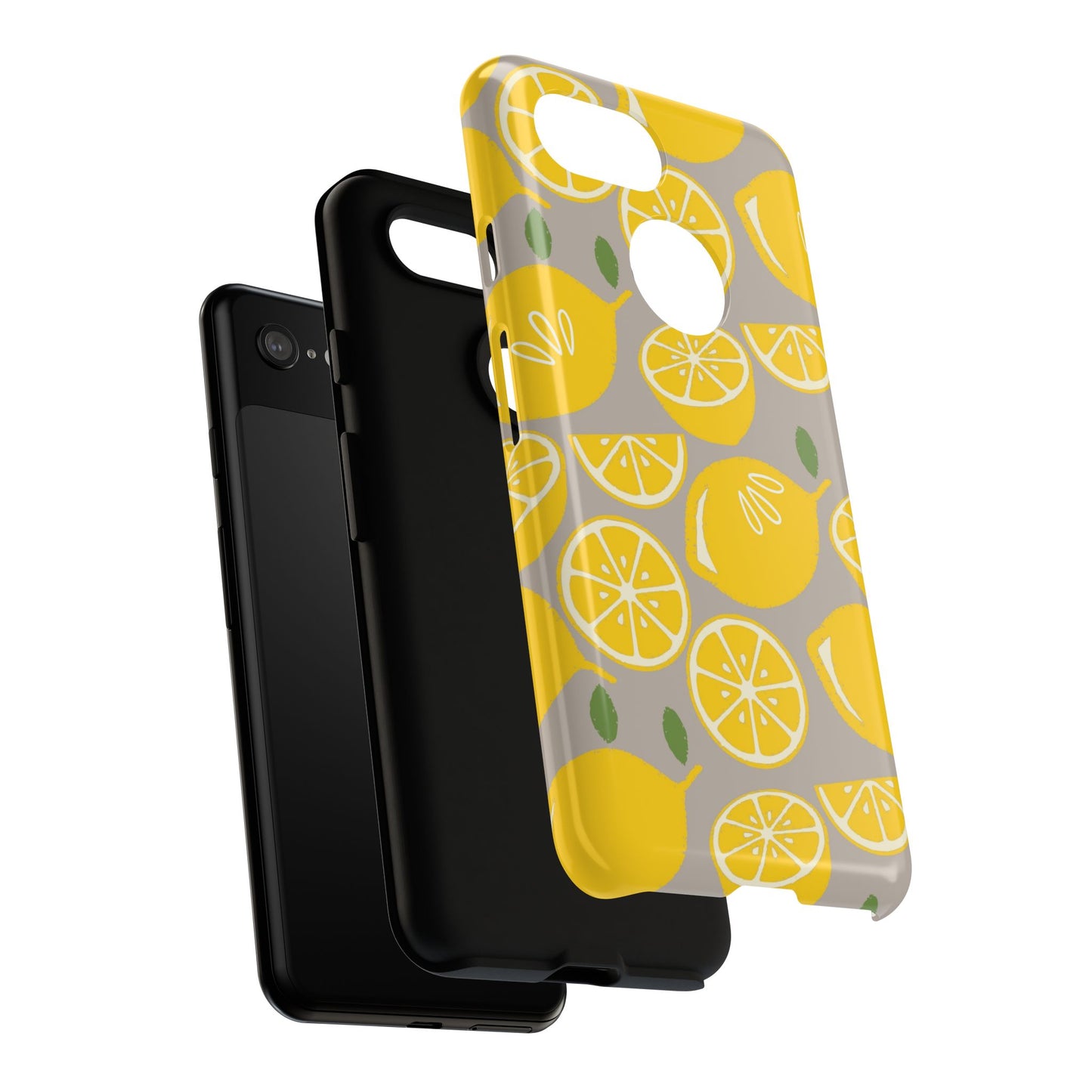 Yellow Modern Lemon Phone Case