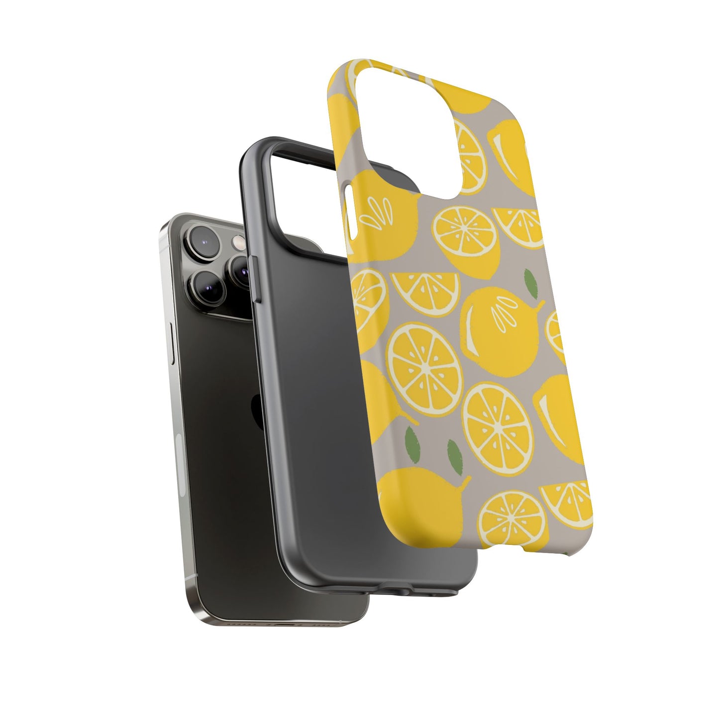 Yellow Modern Lemon Phone Case