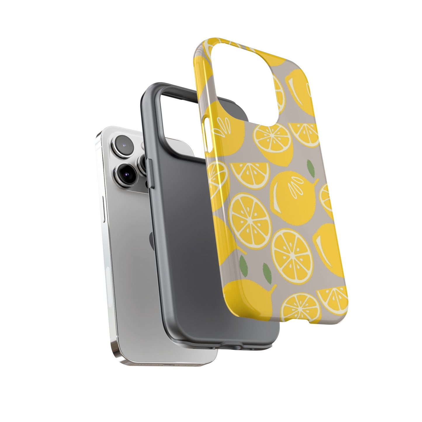 Yellow Modern Lemon Phone Case
