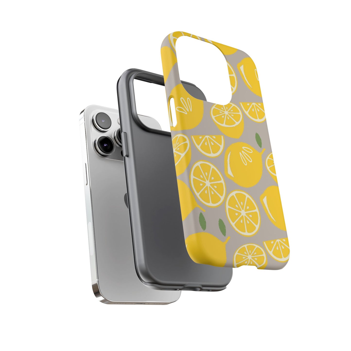 Yellow Modern Lemon Phone Case