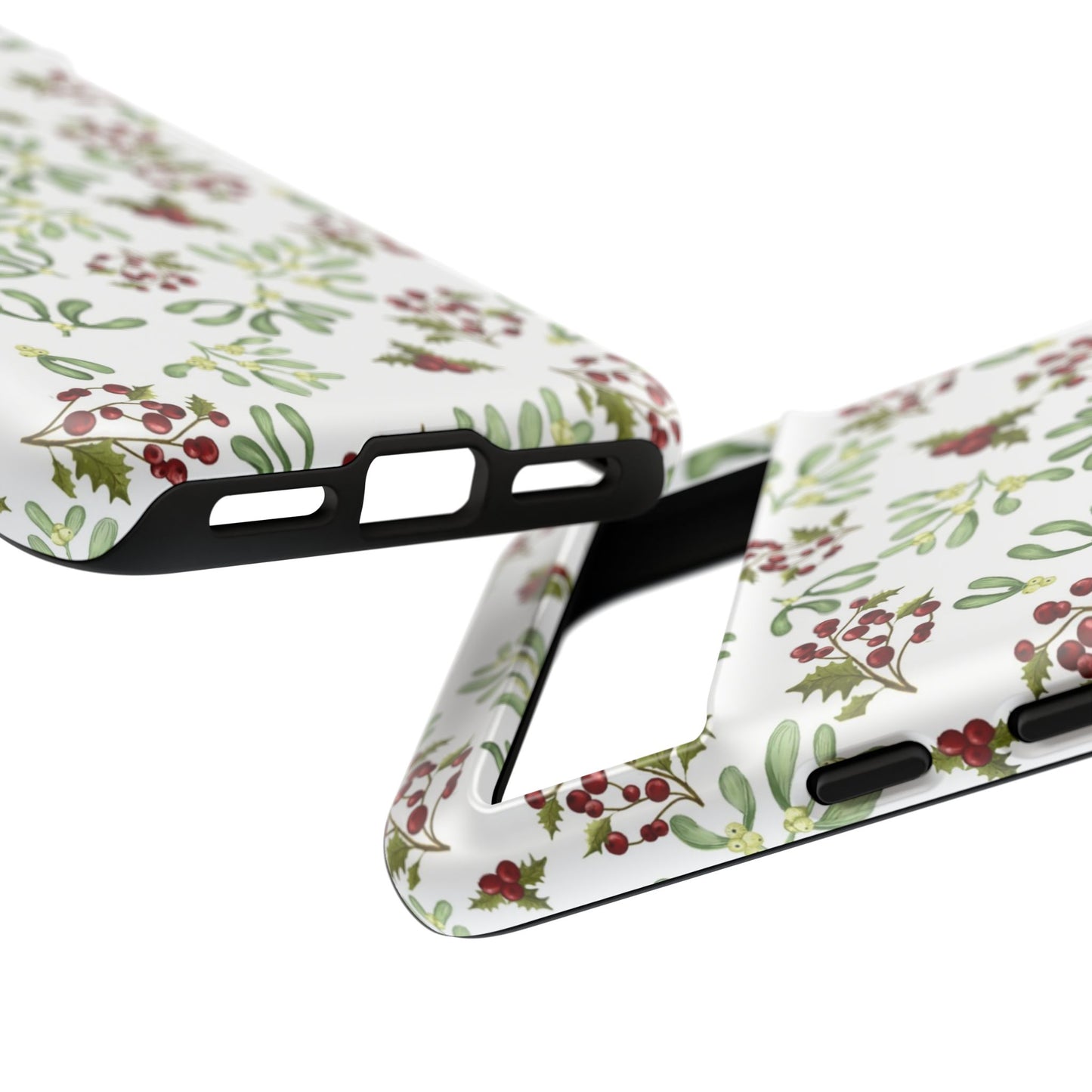 Red Green Watercolor Chriatmas Phone Case