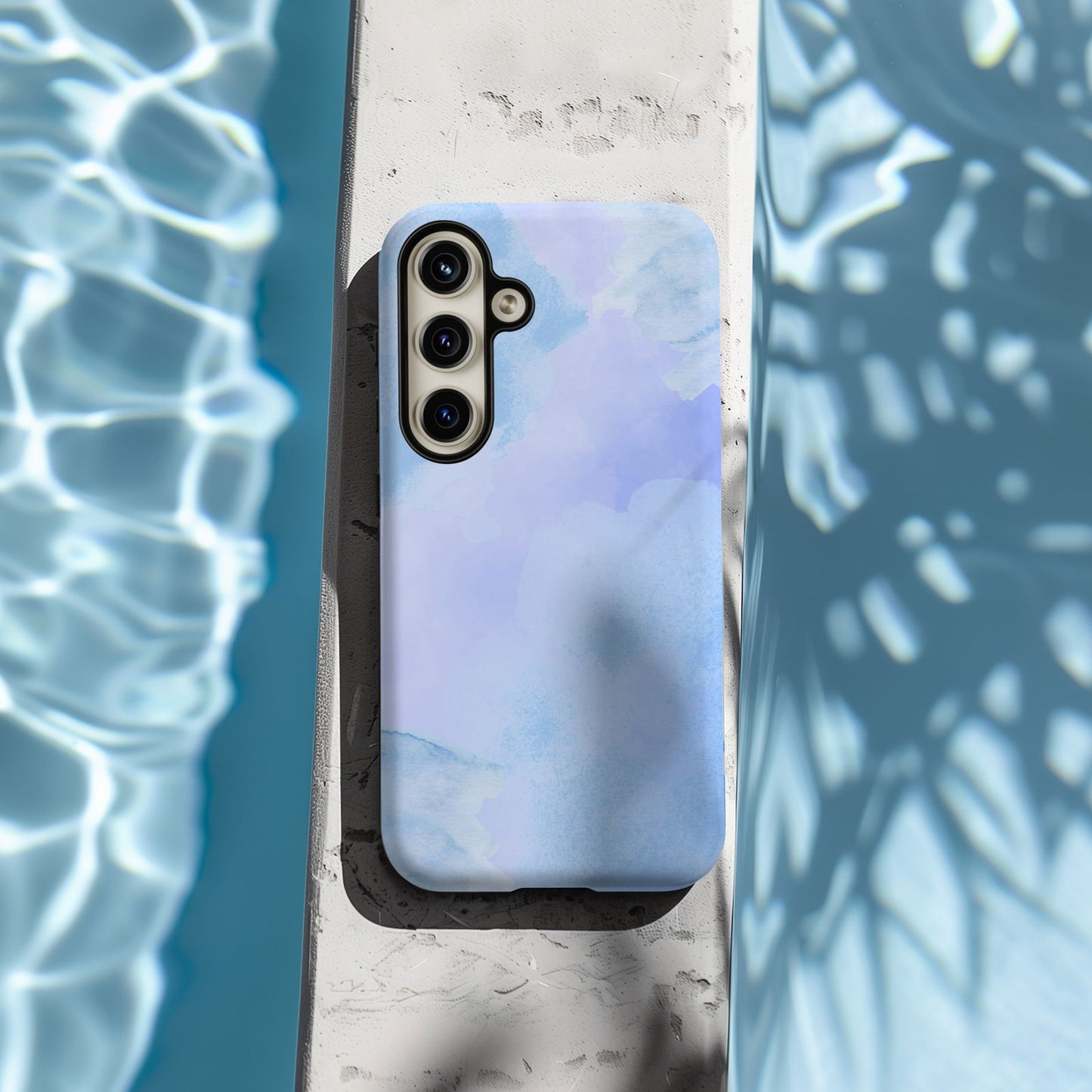 Abstract Blue Watercolor Magsafe iPhone Case - Techy Treasures -